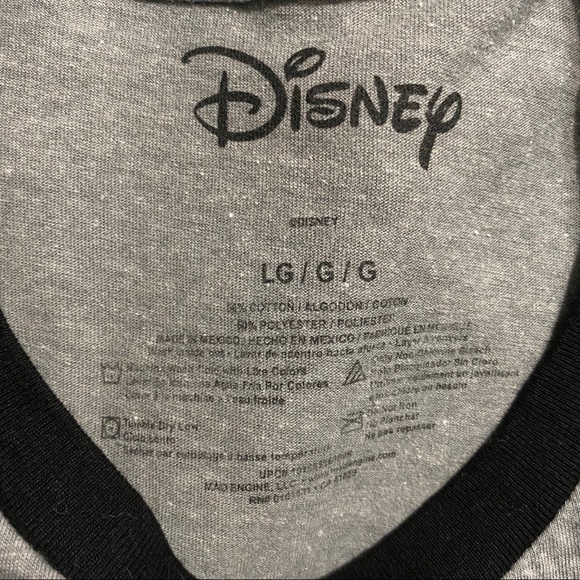 Disney Gray Black Mickey Mouse T Shirt - Picture 5 of 5